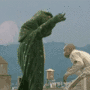 Godzilla punch gif Godzilla punch avatar