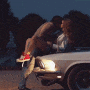 Kiss on the car hood gif Kiss on the car hood avatar